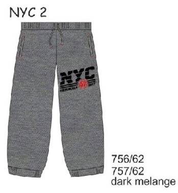 CORNETTE 756/62 NYK-2 брюки спорт для мальчиков темный меланж
