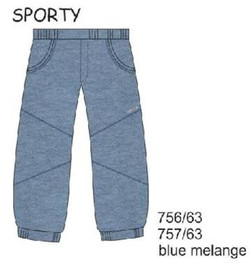 CORNETTE 756/63 SPORTY брюки спорт для мальчиков голубой melange