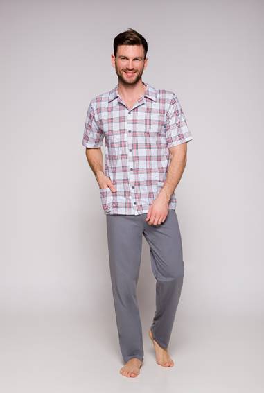 TARO_B/Л19_921 GRACJAN пижама мужская (цвет 2) M-XL серый