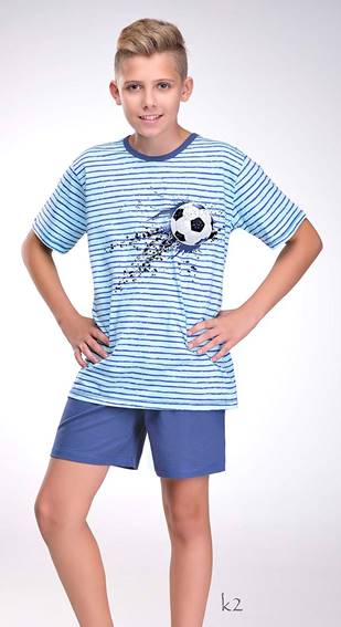 TARO_B/Л16_344 MAX пижама для мальчиков подростковая (цвет 2) синий