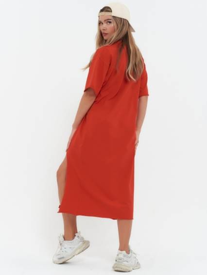 Платье женское uz300156 красный